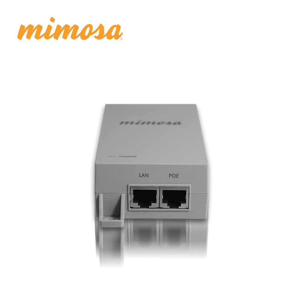 INYECTOR POE GIGABIT MIMOSA 50V 1.2A 60W PARA RADIOS B5X,A5C-EF, C5C,A5X (NO INCLUYE CABLE DE CORRIENTE) (3 MESES DE GARANTIA) - Miniatura 3