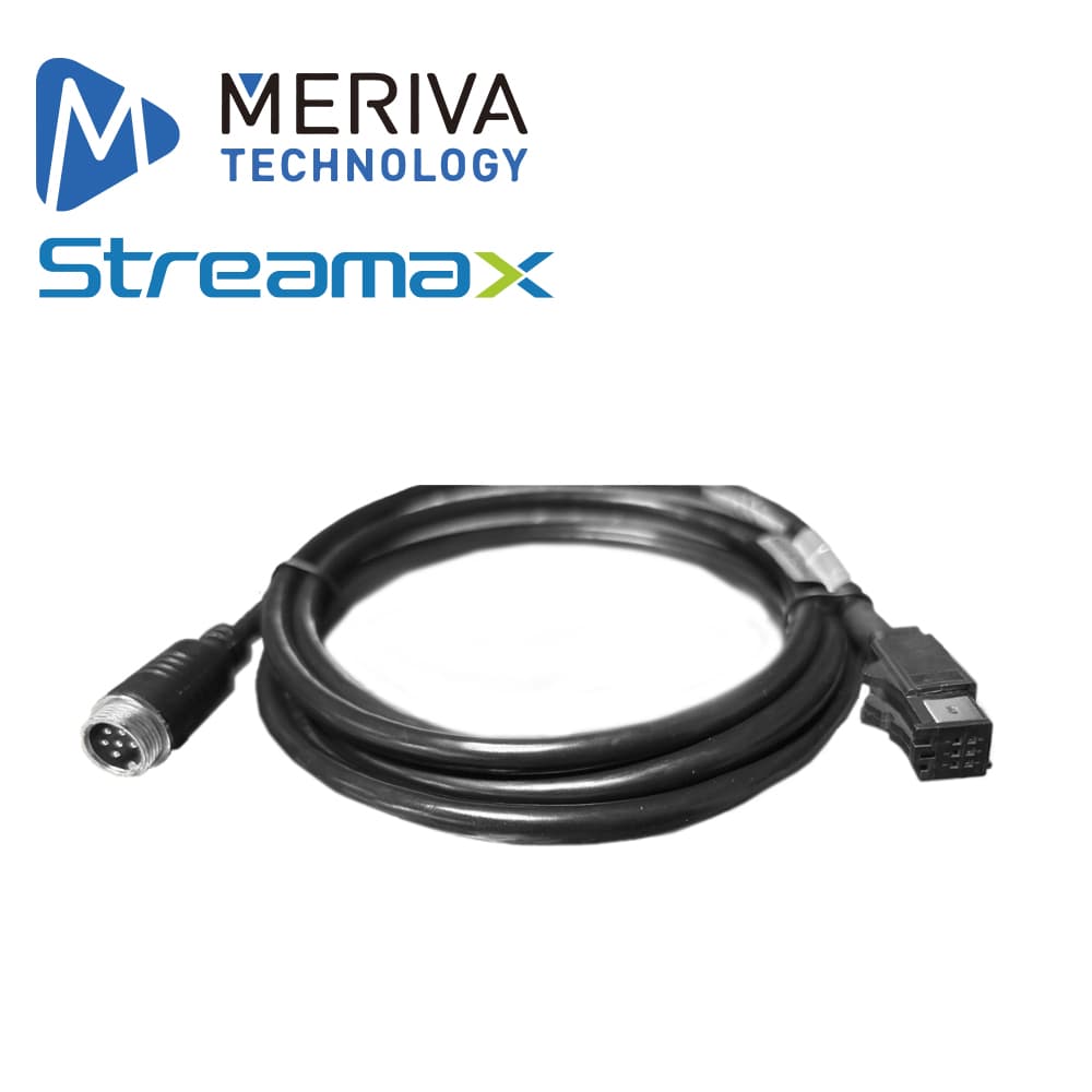 CABLE CONVERTIDOR DIN DE AVIACION STREAMAX M6PIN DJ-TRANSFER / 6 PINES / 0.18 METROS / COMPATIBLE CON CAMARAS IP Y MDVR MA16MAX - Miniatura 2