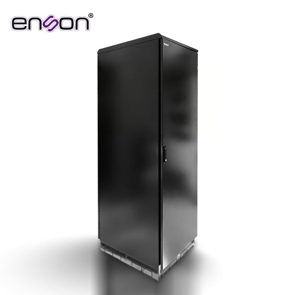GABINETE EXTERIOR 42UR ENSON ENS-RKGB042U8 600X800 FABRICADO EN ACERO CON TIRA SELLADA EN PUERTA DELANTERA Y TRASERA  - Miniatura 2