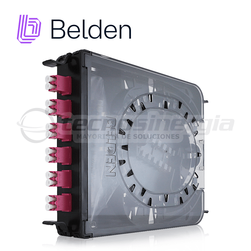 CASSETTE FX ECX BELDEN MULTIMODO FC4X06LDFS / OM4 / ERIKA VIOLETA / LC DUPLEX / 6 PUERTOS - Miniatura 3