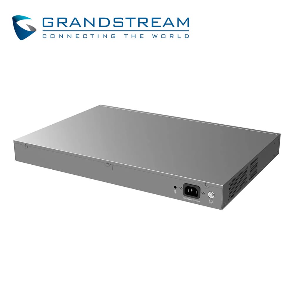 SWITCH ADMINISTRABLE POE+ GRANDSTREAM GWN7806P / 48 PUERTOS 10/100/1,000MBPS / 48 PUERTOS POE+ AF/AT / 6 PUERTOS SFP+ 10GIGABIT / 1 PUERTO DE CONSOLA / QOS / ARP / FILTRADO MAC / VLAN / MODO STACKING HASTA 16 / ADMINISTRACION GWN CLOUD - Miniatura 4