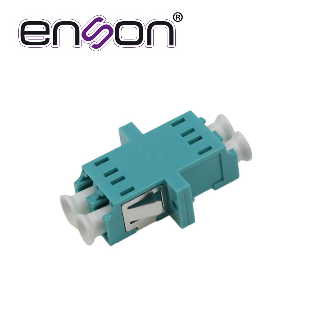 CONECTOR MODULAR DE FIBRA OPTICA ENSON ENS-LCUPC-OM3 CONECTOR DUPLEX LC-UPC OM3 - Miniatura 2