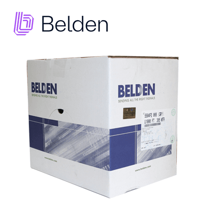 CABLE DE SEGURIDAD Y SONIDO BELDEN 5504FE 008U1000 / INTERIOR / GRIS / 6 CONDUCTORES / 22 AWG / MULTIFILAR / FORRO PVC / CMR / BLINDADO / EN CAJA / 1,000 PIES 305 METROS - Miniatura 2