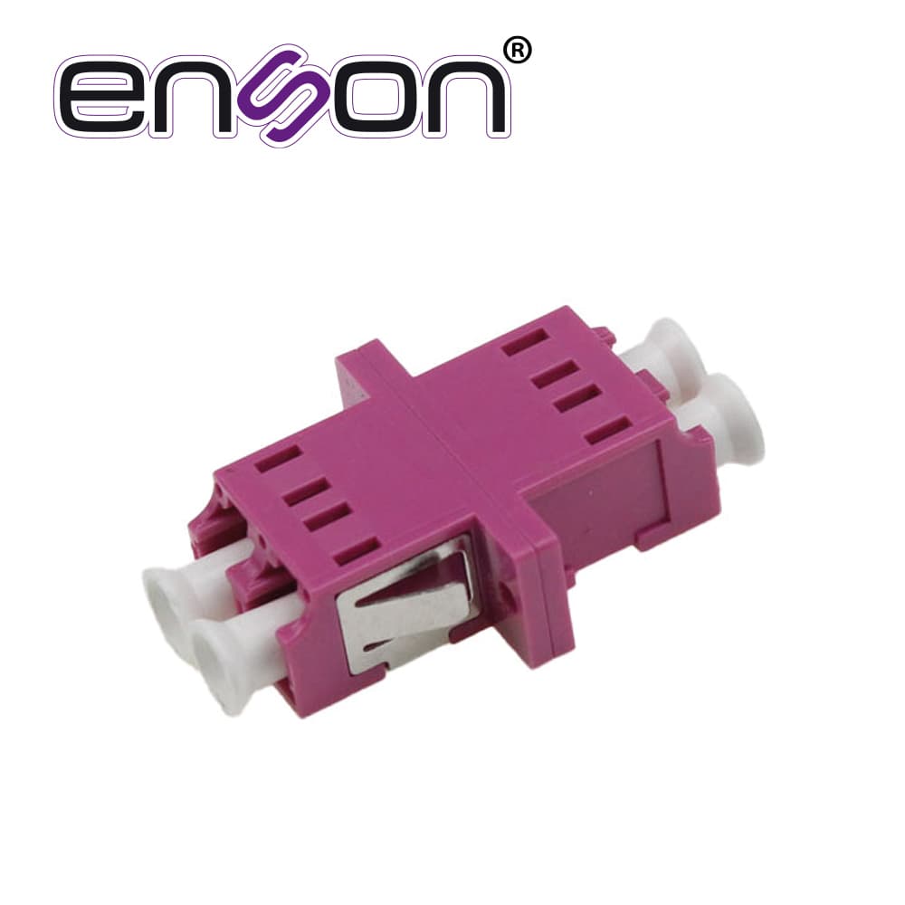 CONECTOR MODULAR DE FIBRA OPTICA ENSON ENS-LCUPC-OM4 CONECTOR DUPLEX LC-UPC OM4
 - Miniatura 2