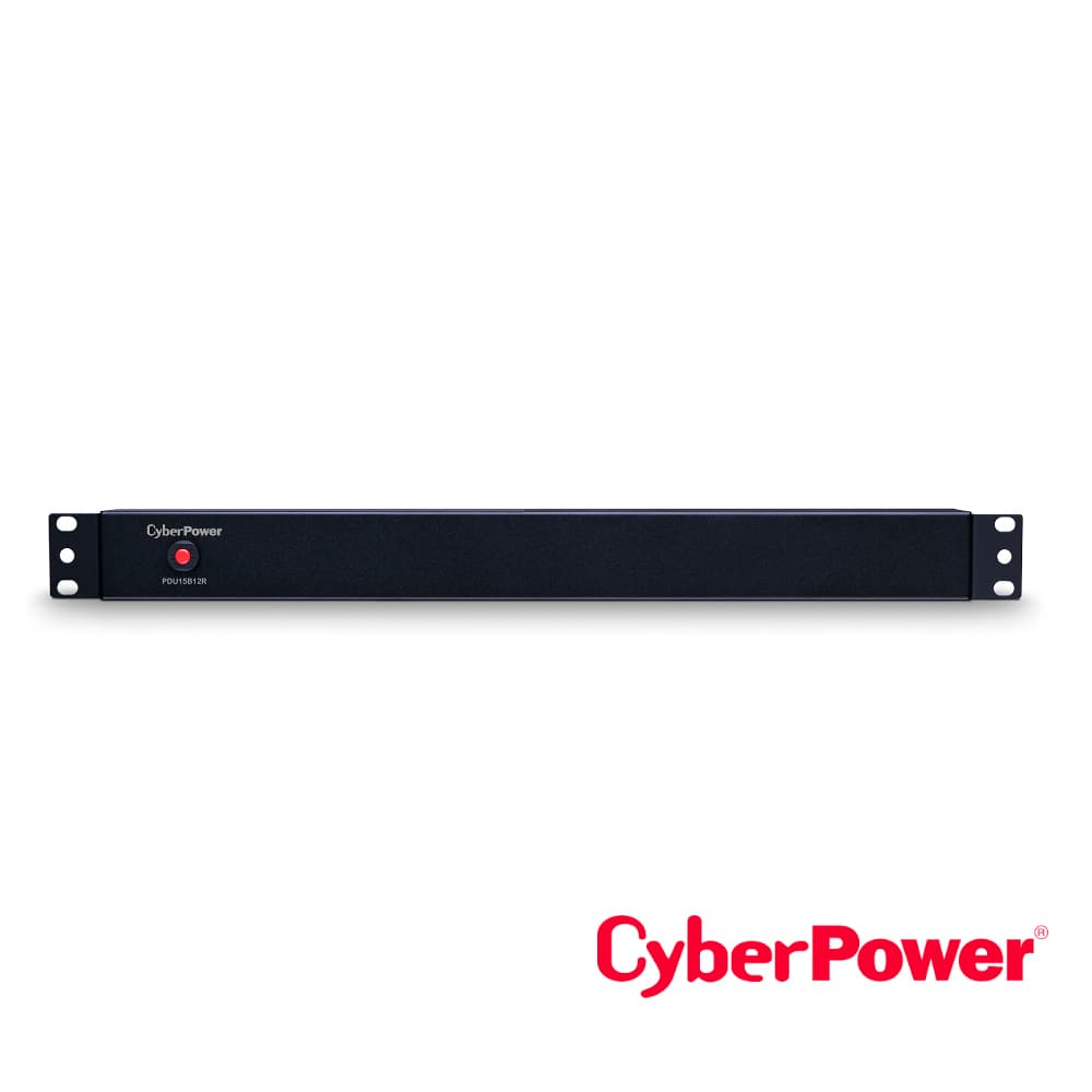 PDU CYBERPOWER PDU15B12R RACK 1UR / 120VAC / 12 CONTACTOS NEMA 5-15R / PROTECCION 15A - Miniatura 2