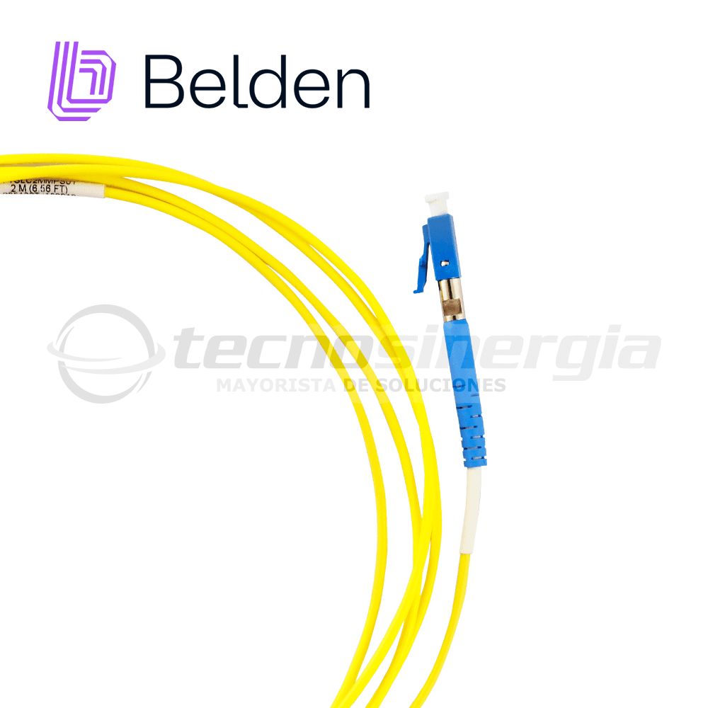 CONECTOR PIGTAIL MONOMODO BELDEN FTSLC2MMPS01 / OS2 / AMARILLO / LC SIMPLEX / 2 METROS - Miniatura 3