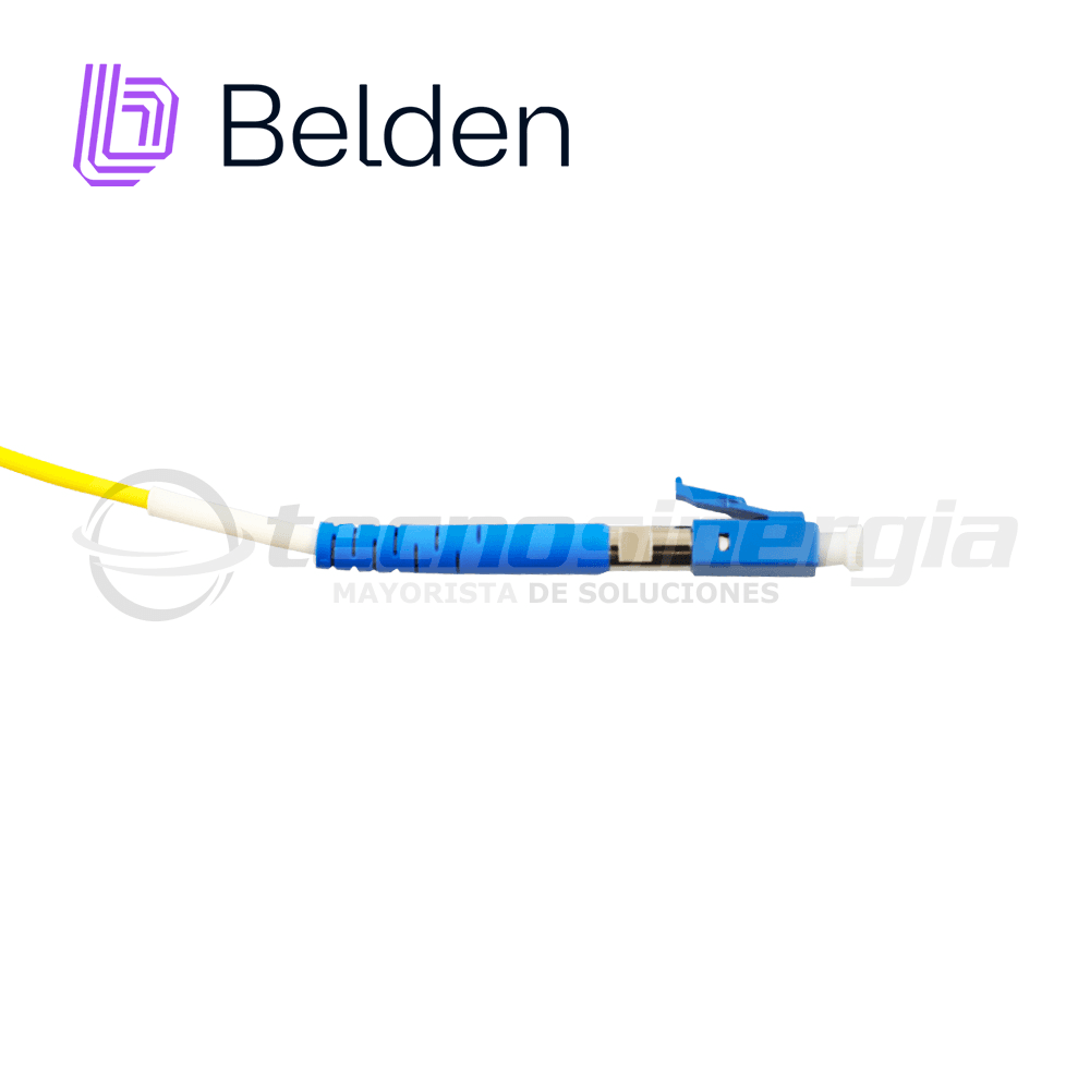 CONECTOR PIGTAIL MONOMODO BELDEN FTSLC2MMPS01 / OS2 / AMARILLO / LC SIMPLEX / 2 METROS - Miniatura 4