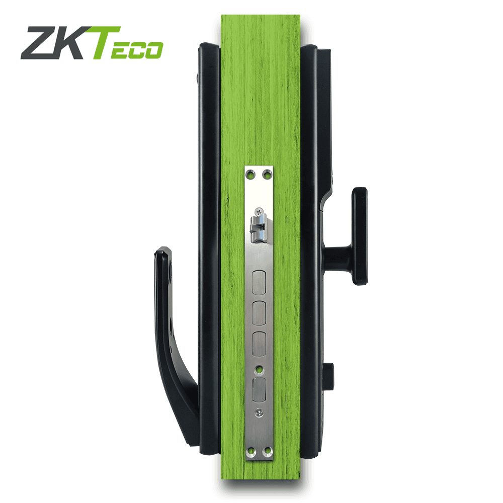 CERRADURA INTELIGENTE HBL400  ZKTECO  CON RECONOCIMIENTO FACIAL MULTI VERIFICACION CON CAPACIDAD DE 50 ROSTROS 100 HUELLAS DIGITALES 50 CONTRASEÑAS CONSTRUIDA EN ALUMINIO USO EN INTERIORES   COMUNICACION  WIFI  CON  APP  ZSMART - Miniatura 4