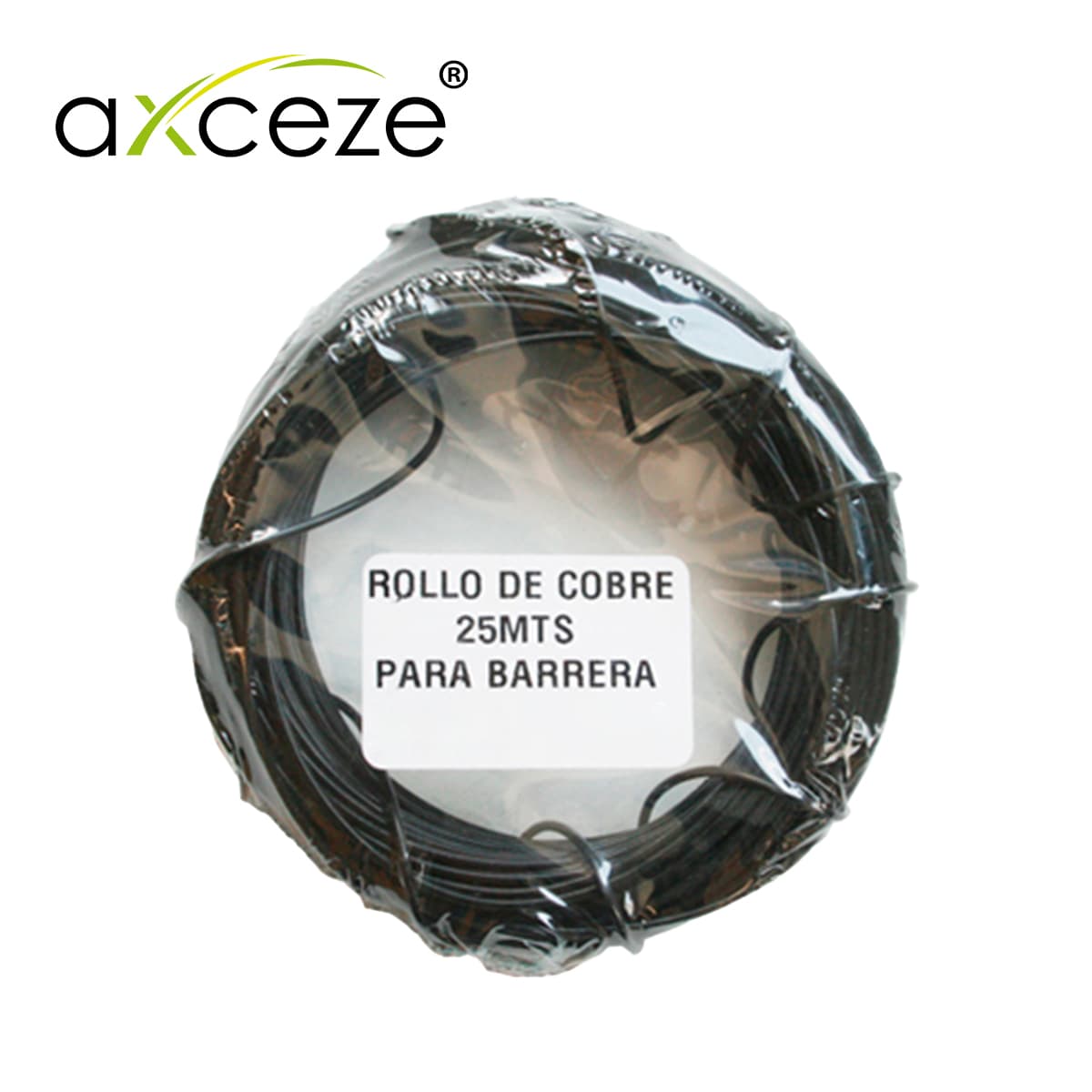 ROLLO DE COBRE CALIBRE 16 CON FORRO AXCEZE AX-ROLLO25 CON LONGITUD DE 25 METROS  IDEAL PARA CREAR LA BOBINA O LOOP COMPATIBLES CON SENSORES DE MASA  - Miniatura 2