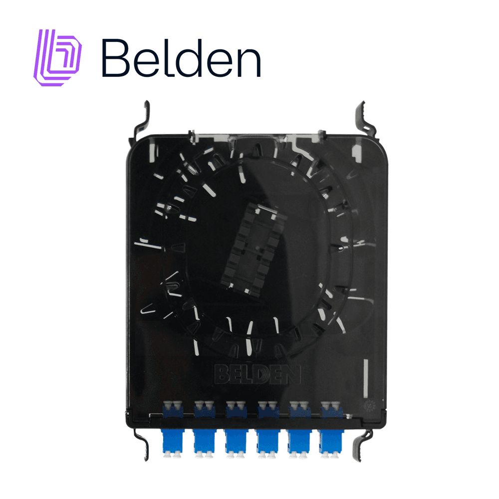 CASSETTE FX ECX BELDEN MONOMODO FCSX06LDFS / OS2 / AZUL / LC DUPLEX / 6 PUERTOS - Miniatura 3