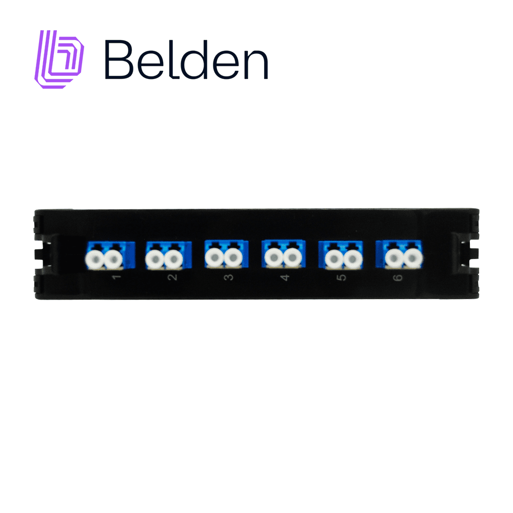 CASSETTE FX ECX BELDEN MONOMODO FCSX06LDFS / OS2 / AZUL / LC DUPLEX / 6 PUERTOS - Miniatura 4