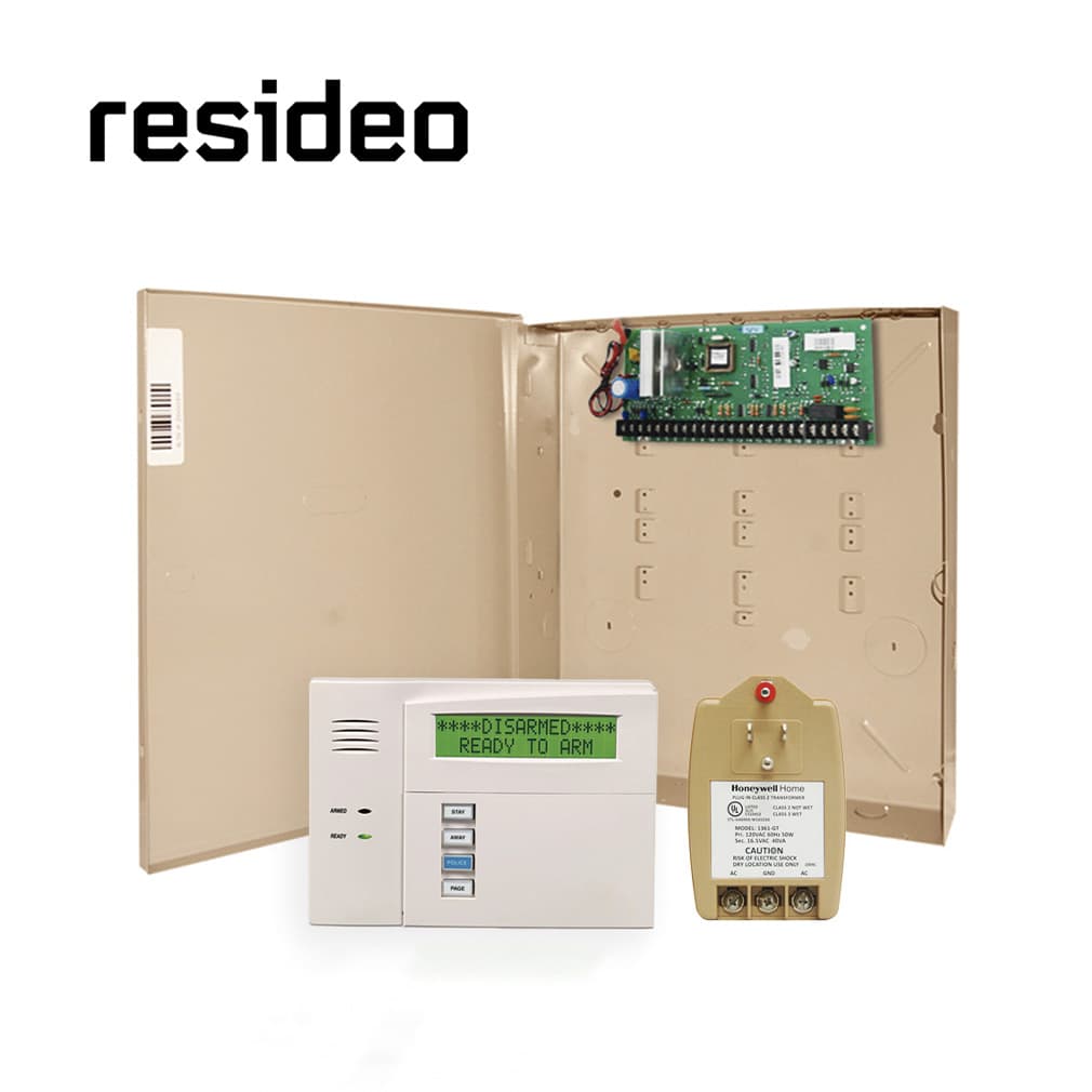 KIT V48T62RF PANEL VISTA48 + TECLADO RF 6160RFC + TRANSFORMADOR 1361-GT CON TECLADO ALFANUMERICO Y RECEPTOR DE HASTA 40 ZONAS - Miniatura 2