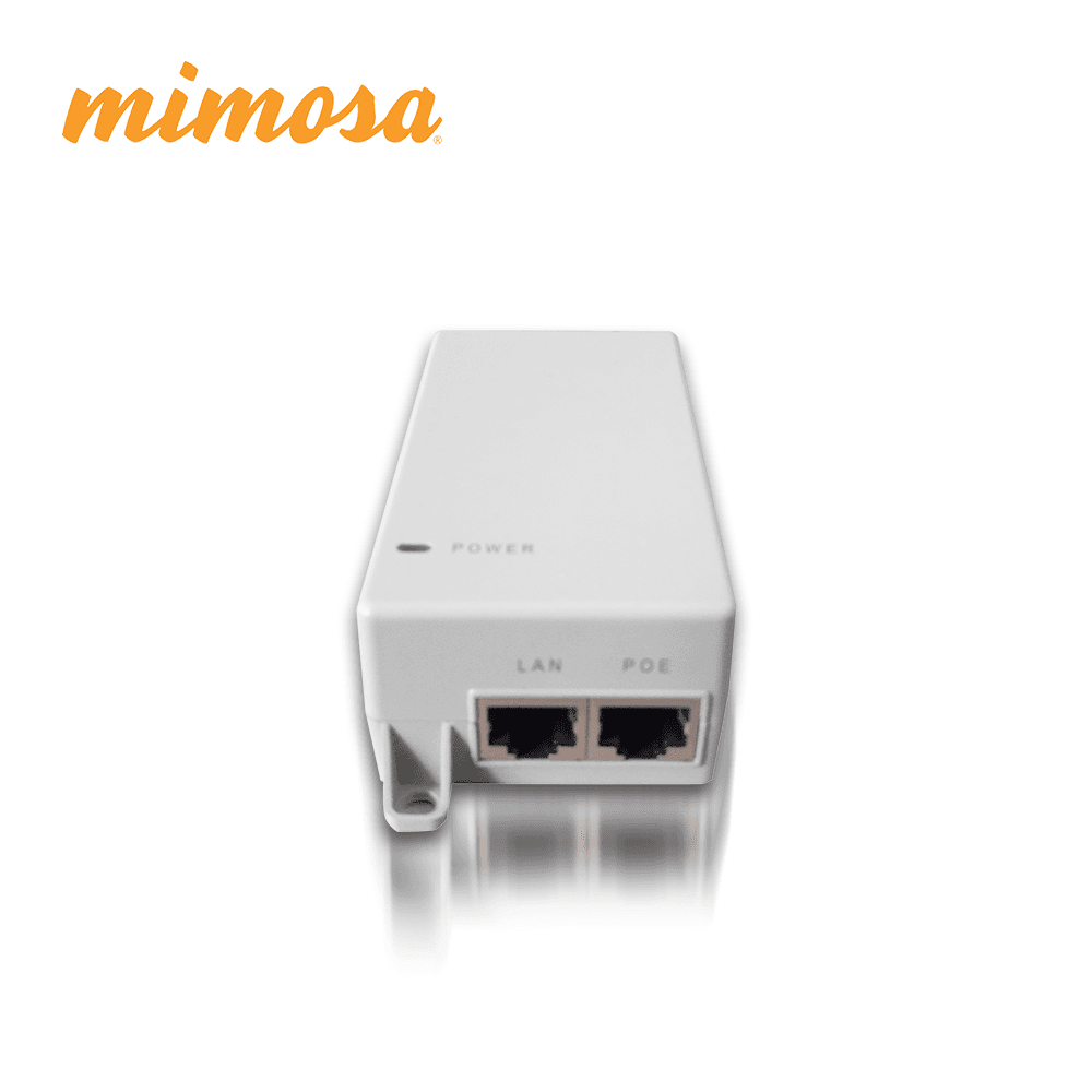 INYECTOR POE GIGABIT MIMOSA 24V 12W PARA RADIOS C5C-EF, C5X-IP67 Y A5X-EF (NO INCLUYE CABLE DE CORRIENTE) (3 MESES DE GARANTIA) - Miniatura 3
