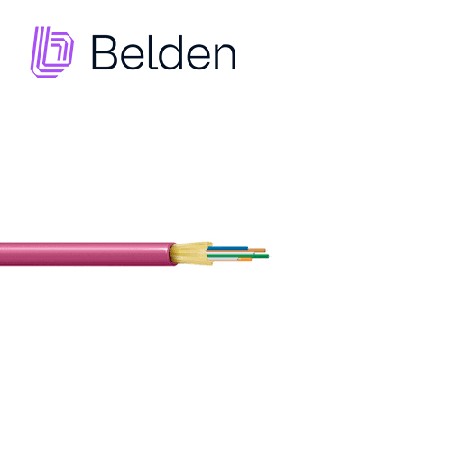 FIBRA OPTICA BELDEN FI4D006R9 / INTERIOR / ERIKA VIOLETA / OM4 / 6 HILOS / FORRO PVC / OFNR / BOBINA / 1,640 PIES 500 METROS - Miniatura 2