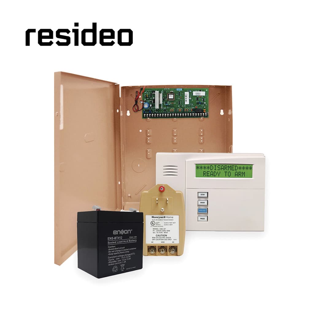 KIT INTRUSION INALÁMBRICO RESIDEOV48T60RFCBT CON PANEL VISTA48LA/ 1 TECLADO 6160RFC / 1 TRANSFORMADOR 1361GT/ 1 BATERIA ENS-BT412 - Miniatura 2