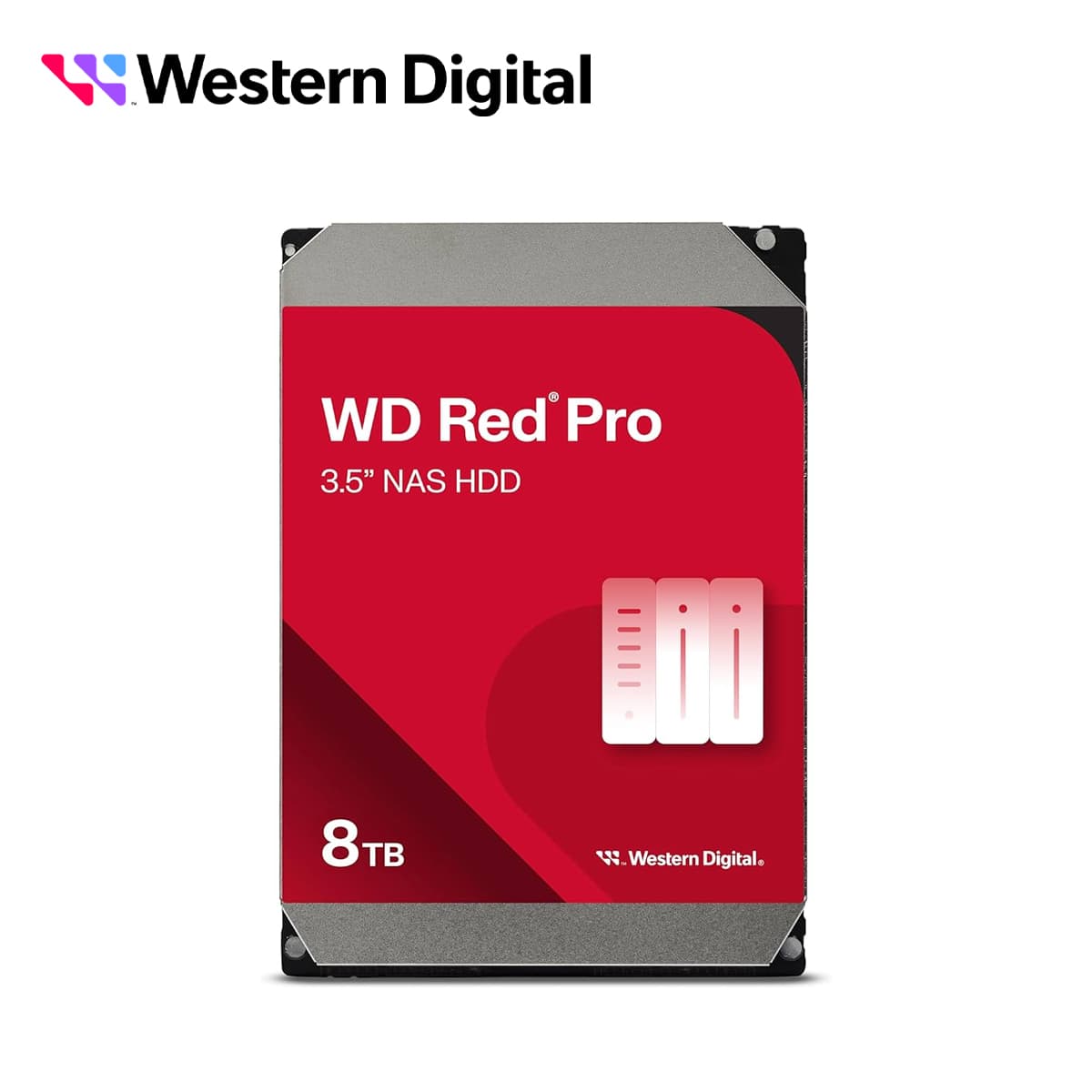 DD DISCO DURO 8 TB SATA WD RED PRO WD8005FFBX 7200RPM CACHE 256MB ESPECIAL PARA ALMACENAMIENTO Y NAS - Miniatura 2