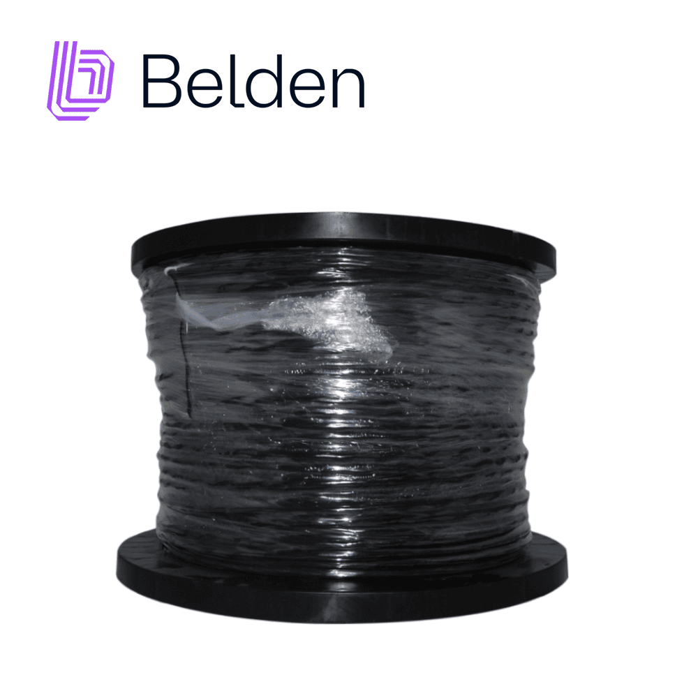 CABLE PARA ALTAVOZ BELDEN 1309A 0101000 / INTERIOR/EXTERIOR / NEGRO / 2 CONDUCTORES / 14 AWG / MULTIFILAR / FORRO PVC / CM / FLEXIBLE / BOBINA / 1,000 PIES 305 METROS - Miniatura 4