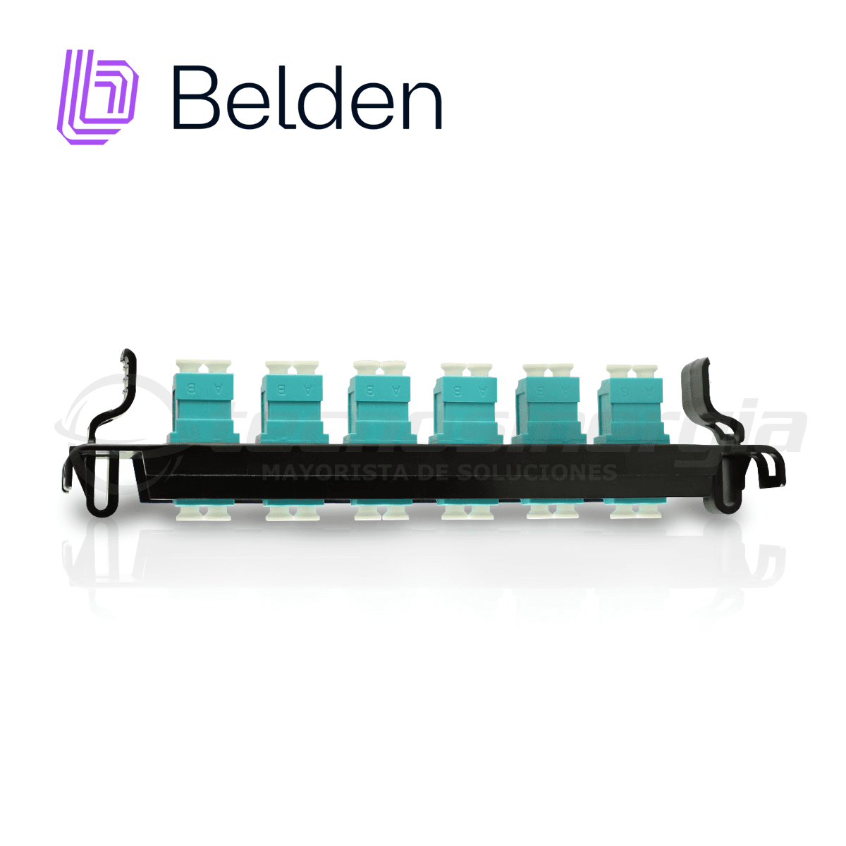 FRAME FX ECX MULTIMODO BELDEN FF3X06LD / OM3 / AQUA / LC DUPLEX / 6 PUERTOS - Miniatura 4
