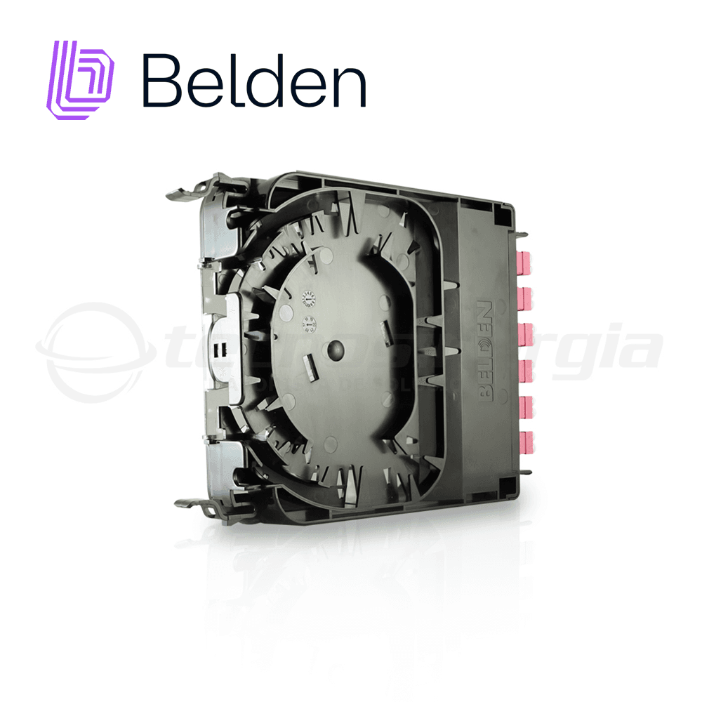 CASSETTE FX ECX BELDEN MULTIMODO FC4X12LDFS / OM4 / ERIKA VIOLETA / LC DUPLEX / 12 PUERTOS - Miniatura 2