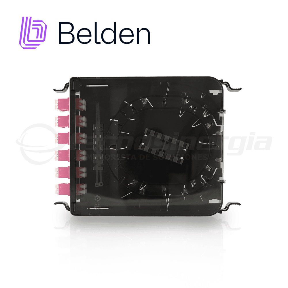 CASSETTE FX ECX BELDEN MULTIMODO FC4X12LDFS / OM4 / ERIKA VIOLETA / LC DUPLEX / 12 PUERTOS - Miniatura 4