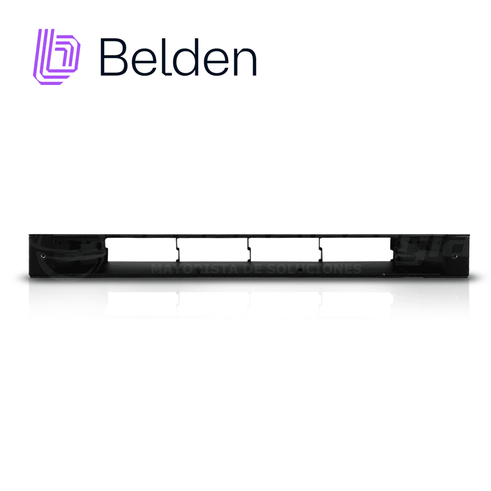 CHAROLA FIBRA OPTICA BELDEN AX105563 ALTA DENSIDAD P/4 ADAPTADORES VACIA NEGRO - Miniatura 4