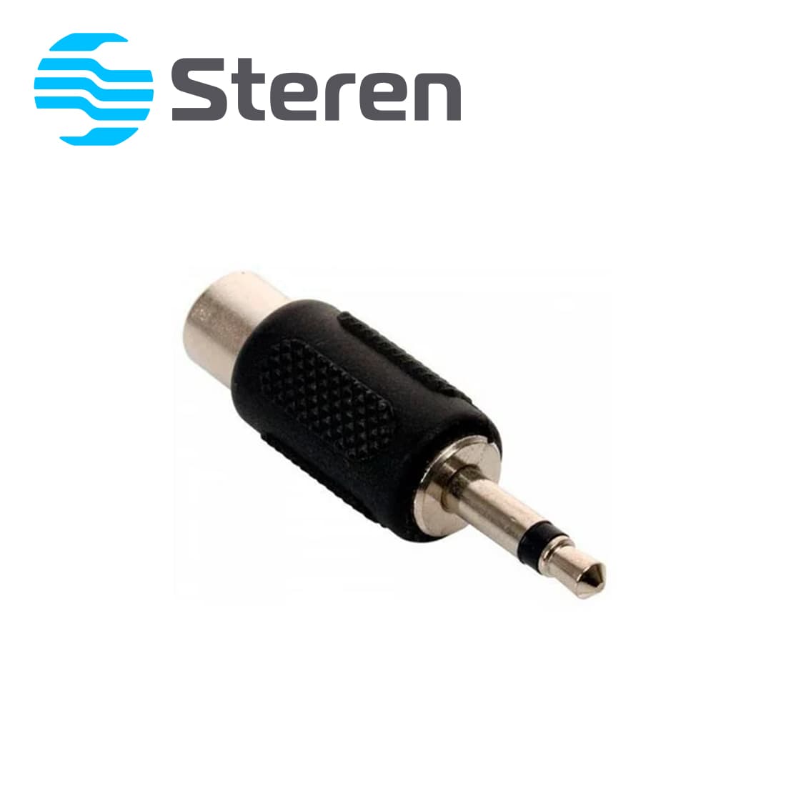 ADAPTADOR STEREN 251-122 HEMBRA (JACK) RCA A CONECTOR MACHO (PLUG) DE 3,5 MM MONO. - Miniatura 2