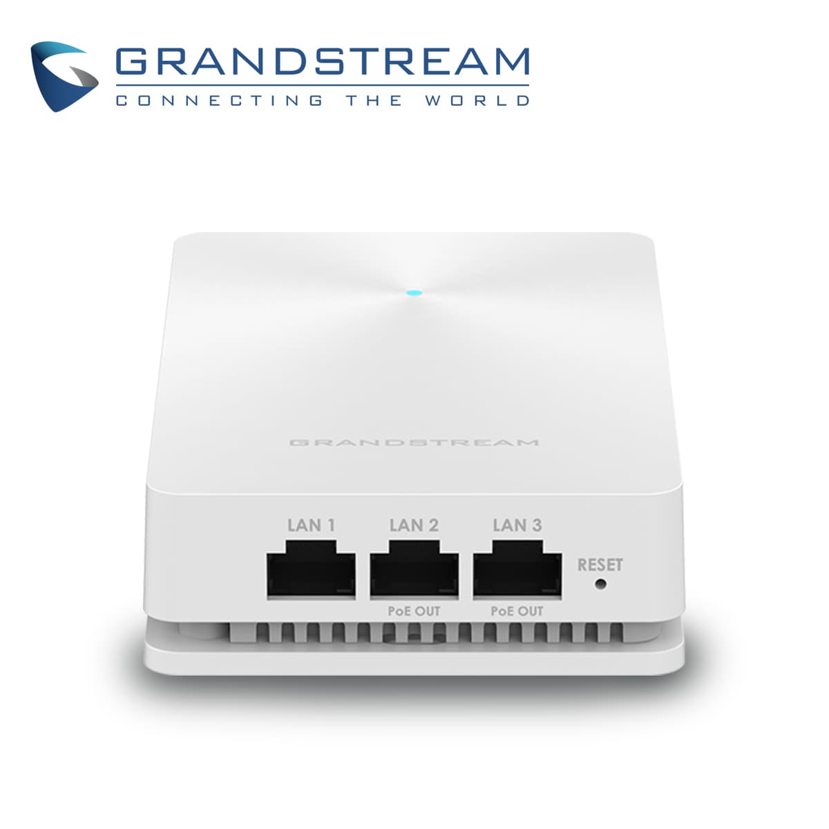 ACCESS POINT MONTAJE PARED GRANDSTREAM GWN7624 DOBLE BANDA / 802.11 AC / MU-MIMO 4X4 / SWITCH INTEGRADO 4 PUERTOS GIGABIT /   200 USUARIOS SIMULTANEOS / ALIMENTACION POE AF/AT / NO INCLUYE INYECTOR POE - Miniatura 4