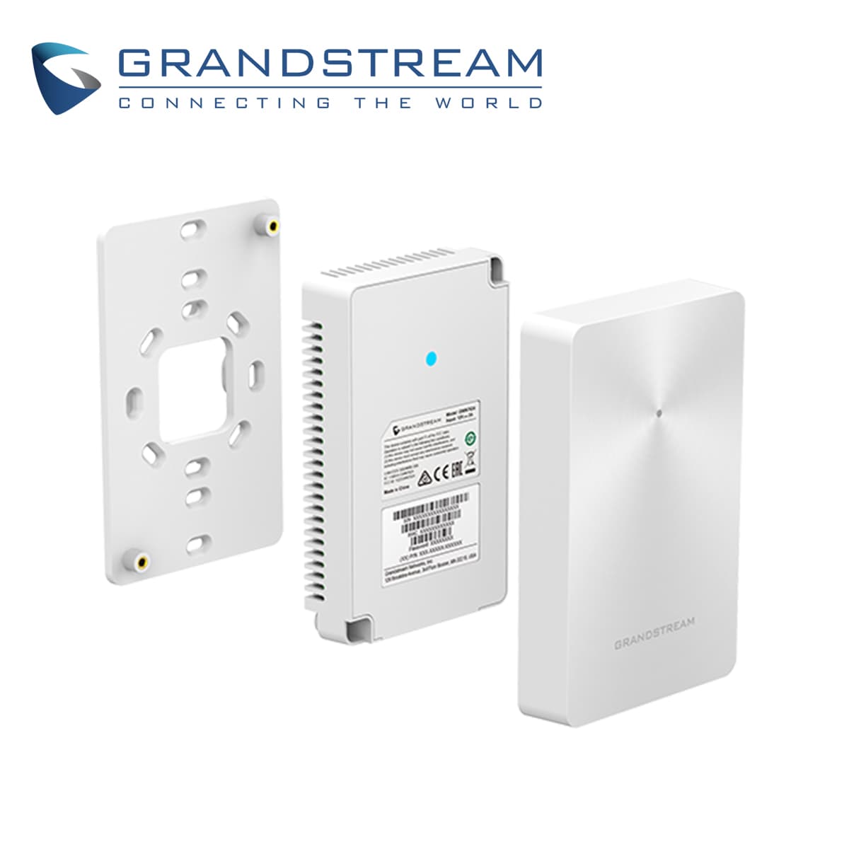ACCESS POINT MONTAJE PARED GRANDSTREAM GWN7624 DOBLE BANDA / 802.11 AC / MU-MIMO 4X4 / SWITCH INTEGRADO 4 PUERTOS GIGABIT /   200 USUARIOS SIMULTANEOS / ALIMENTACION POE AF/AT / NO INCLUYE INYECTOR POE - Miniatura 5