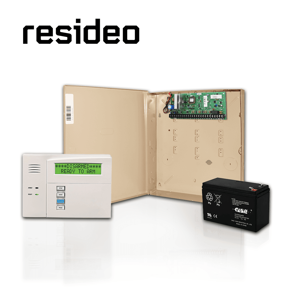 KIT VISTA 48 CON BATERÍA / VISTA-48LA + 6160RFC + 712BNP / KIT CON PANEL DE HASTA 40 ZONAS TECLADO ALFANUMÉRICO CON RECEPTOR Y BATERÍA 12V 7A - Miniatura 2
