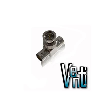 ADAPTADOR  T BNC BNC VENTI  H-H RG59 - Miniatura 2
