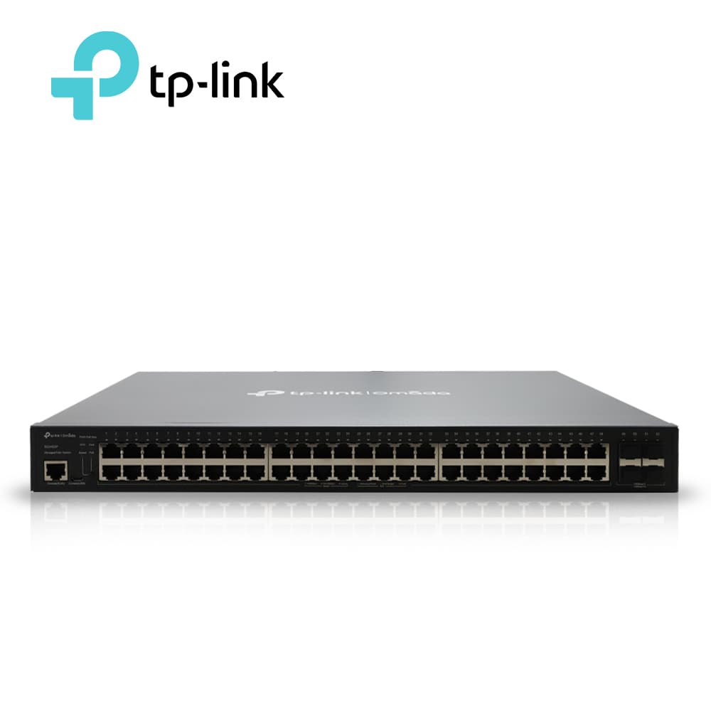 SWITCH ADMINISTRABLE TP-LINK SG3452P / 48 PUERTOS RJ45 POE AF/AT 10/100/1000 MBPS + 4 PUERTOS GIGA SFP / POTENCIA POE TOTAL 384 W / CARCASA METALICA IDEAL PARA RACK / USO INTERIOR / ADMINISTRACION CENTRALIZADA OMADA - Miniatura 2