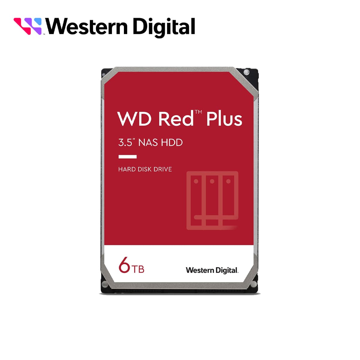 DD DISCO DURO WD60EFPX WD RED PLUS 3.5 SATA 6TB CACHE 64MB 5640RMP ESPECIAL PARA ALMACENAMIENTO Y NAS - Miniatura 2