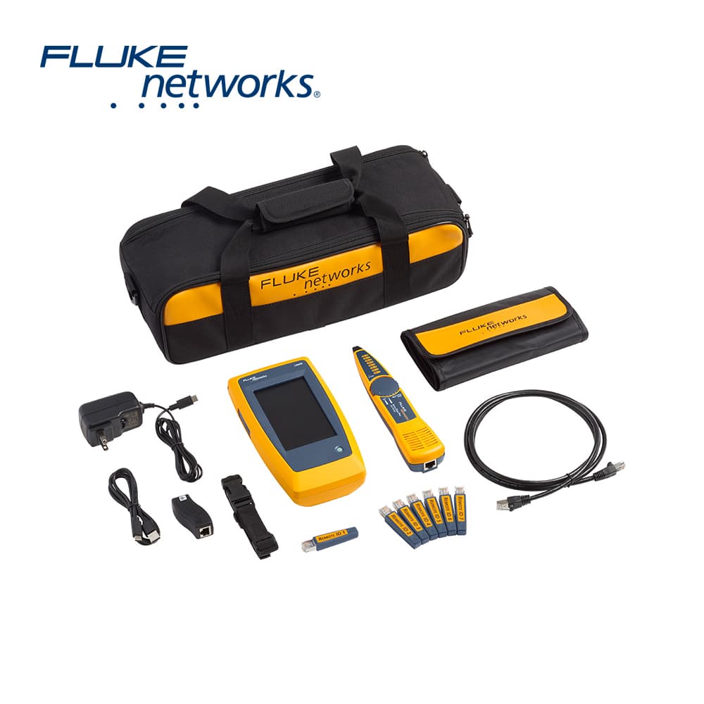 TESTER DE CABLES Y DE RED LINKIQ FLUKE NETWORKS LIQ-KIT PERMITE ENCONTRAR LA VELOCIDAD MAXIMA DE CABLEADO HASTA 10 GBPS, COMPROBACION DE CARGA POE, IDENTIFICA LA INFORMACION DEL SWITCH MIDE LONGITUDES HASTA 305 METROS, PANTALLA TACTIL, IDENTIFICADORE - Miniatura 2