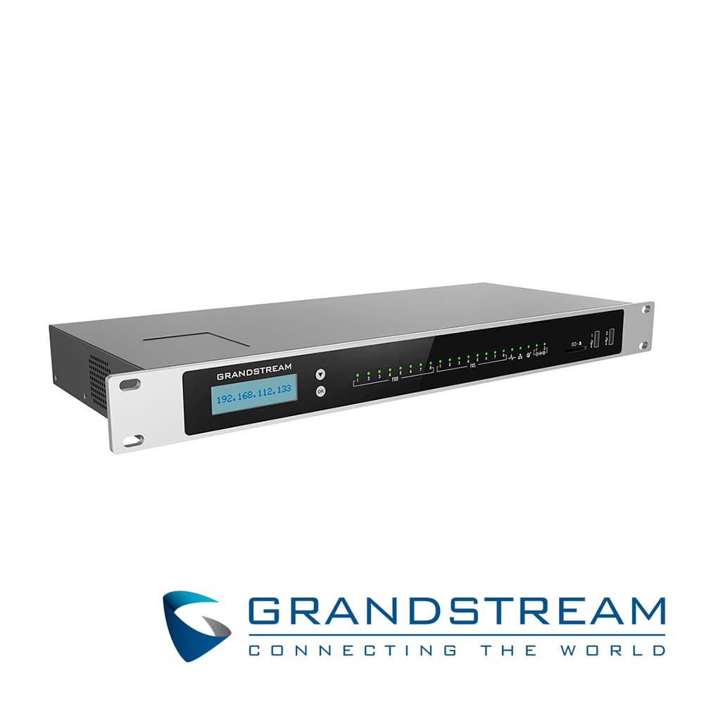 CONMUTADOR IP GRANDSTREAM UCM6308A, SERIE AUDIO, 8 LINEAS (FXO), 8 FXS, 1500 EXTENSIONES SIP, 200 LLAMADAS SIMULTANEAS, RUTEADOR, 3 GIGAETH, MULTICONFERENCIA AUDIO, VOICEMAIL, IVR, CODECS AUDIO/VIDEO, PARA ESCRITORIO O RACK, POE, USB, SD, POE Y LCD C - Miniatura 2