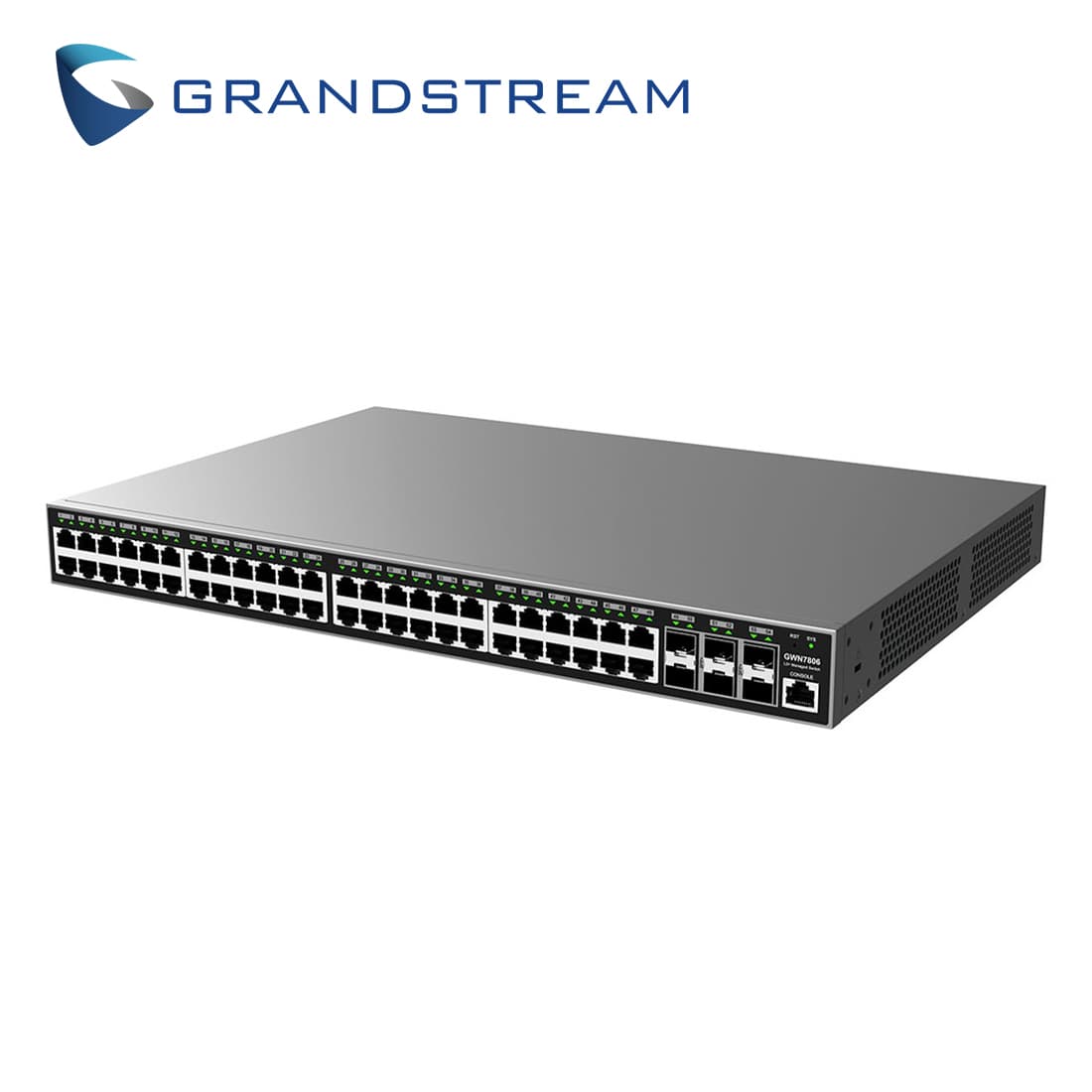 SWITCH ADMINISTRABLE CAPA 2+ GRANDSTREAM GWN7806 / 48 PUERTOS 10/100/1,000MBPS / 6 PUERTOS SFP+ 10GIGABIT / 1 PUERTO DE CONSOLA / QOS / ARP / FILTRADO MAC / VLAN / MODO STACKING HASTA 16 / ADMINISTRACION GWN  CLOUD - Miniatura 5