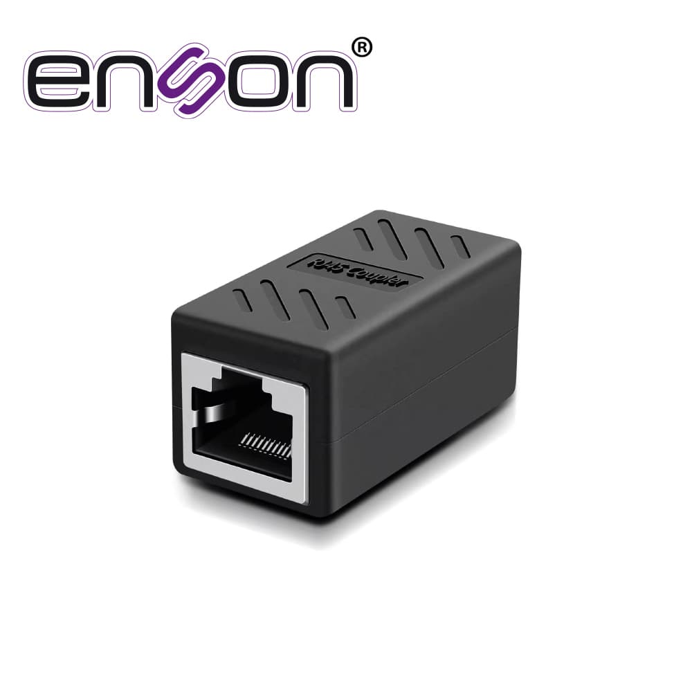 COPLE RJ45 ENSON ENS-COP6R HEMBRA- HEMBRA RJ45 IDEAL PARA UNIR DOS SEGMENTOS DE CABLE UTP YA TERMINADO - Miniatura 2