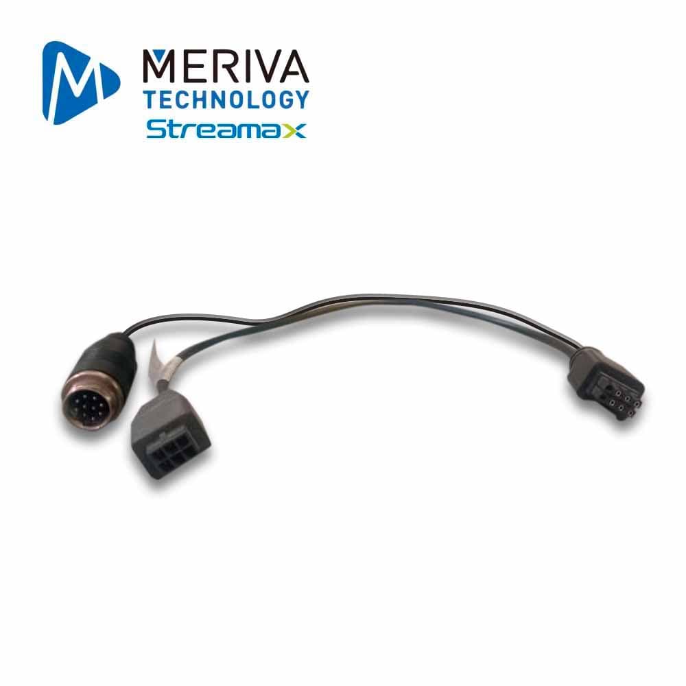 CABLE DE SALIDA DE VIDEO STREAMAX MM1N / 10 PINES / CONECTOR R-WATCH PARA ANUNCIADOR / SALIDA DE VIDEO PARA MONITOR TOUCH / COMPATIBLE CON MDVRS SERIE M1N 2.0 CON MA04KIT - Miniatura 2