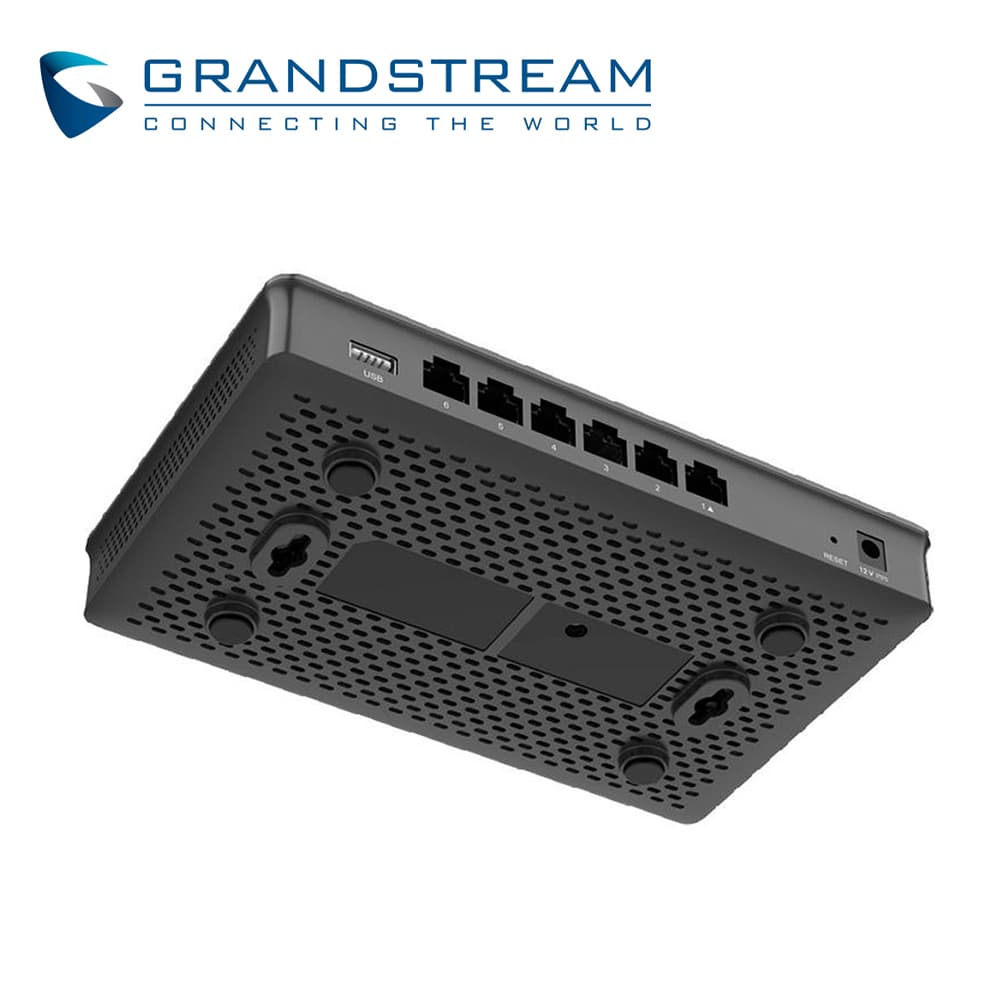 ROUTER FIREWALL INTEGRADO GRANDSTREAM GWN7001 / 6 PUERTOS 10/100/1,000MBPS CONFIGURABLES LAN/WAN / 50 TUNELES VPN / ACCESO REMOTO BALANCEO / FAILOVER / QOS AVANZADO / ADMINISTRACION GWN CLOUD / ALIMENTACION 12VDC/1A - Miniatura 4