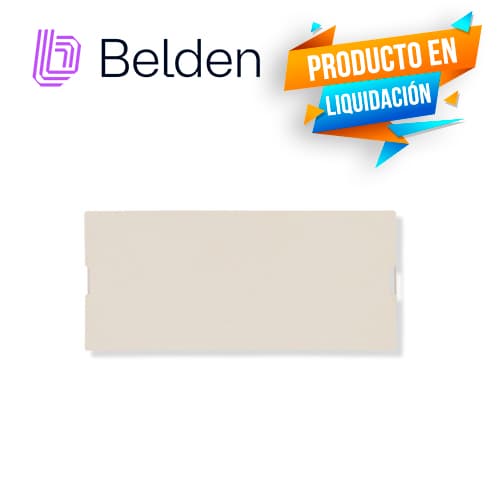 INSERTO PARA PLACA MEDIA FLEX AX101758 BELDEN ALMENDRA PAQUETE 10 PZA - Miniatura 3