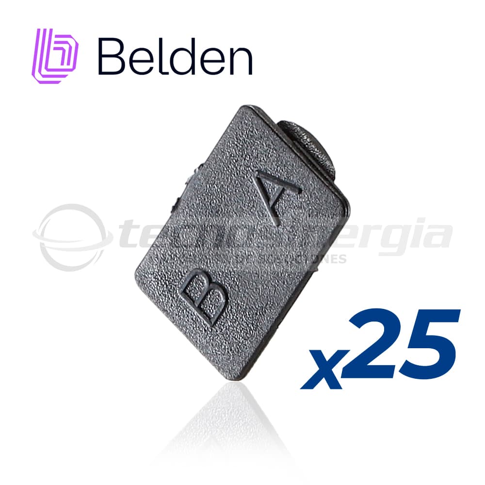 CLIP UNIVERSAL BRILLANCE BELDEN FXBUCLLDB25N LC DUPLEX 25 PZA NEGRO - Miniatura 5