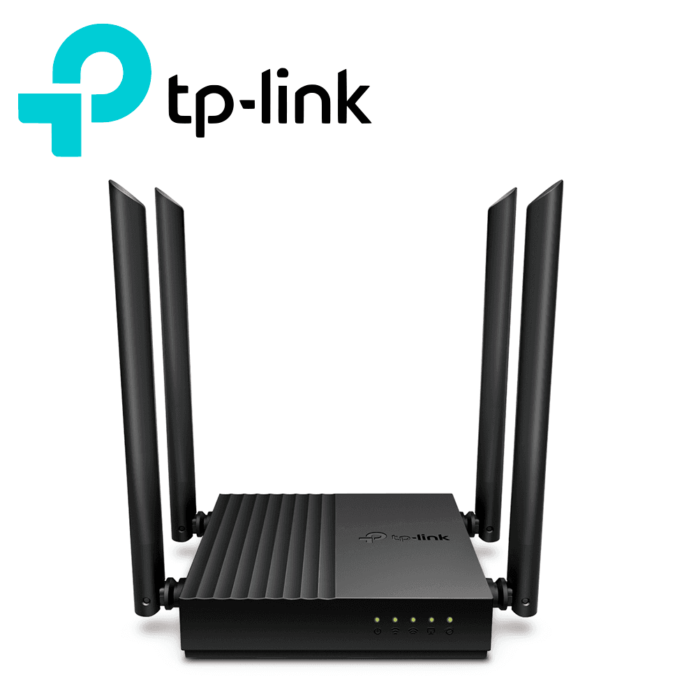 ROUTER INALAMBRICO TP-LINK ARCHER C64  AC1200 DUAL BAND/400MBPS 2.4GHZ / 867 MBPS 5 GHZ/ 1 PUERTO WAN 10/100/1000MBPS / 4 PUERTOS LAN 10/100/1000MBPS / TECNOLOGIA MU-MIMO /ADMINISTRACION VIA APP TETHER  - Miniatura 3