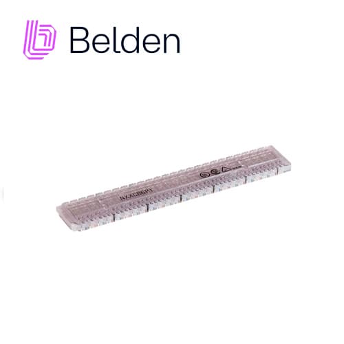 CONECTOR GIGABIX BELDEN AX101447 CATEGORIA 6 BLANCO 6 PUERTOS - Miniatura 3