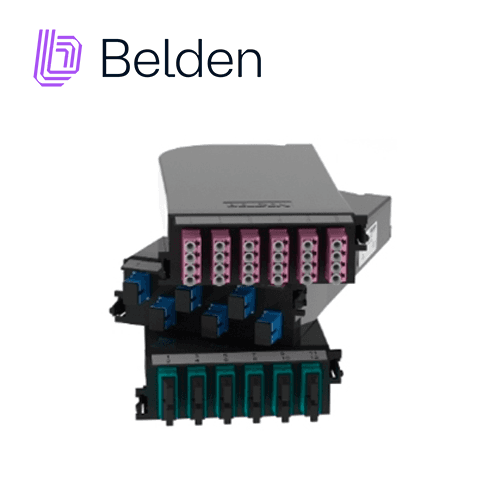 CASSETTE FX UHD BELDEN MONOMODO FCSH12LDFS / OS2 / AZUL / LC DUPLEX / 12 PUERTOS - Miniatura 2