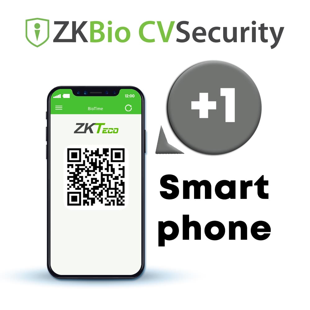 LICENCIA BIO CVSECURITY MODULO DE APLICACION MOVIL ZKCV-APP-EMP-ADDON-P1 PARA AGREGAR 1 CUENTA DE EMPLEADO EN SMARTPHONE ANDROID Y IPHONE - Miniatura 2