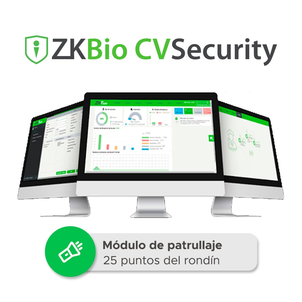 LICENCIA BIO CVSECURITY MODULO DE PATRULLAJE ZKCV-PAT-P25 PERMITE PONER 25 PUNTOS DEL RONDIN PERMANENTE COMPARIBLE CON PANEL INBIO PRO - Miniatura 2