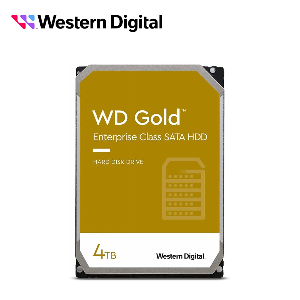 DD DISCO DURO 4TB WD4003FRYZ WD GOLD 3.5 PULGADAS SATA 7200 RPM CACHE 256MB 24X7 HOTPLUG PARA NAS NVR Y SERVIDOR - Miniatura 2