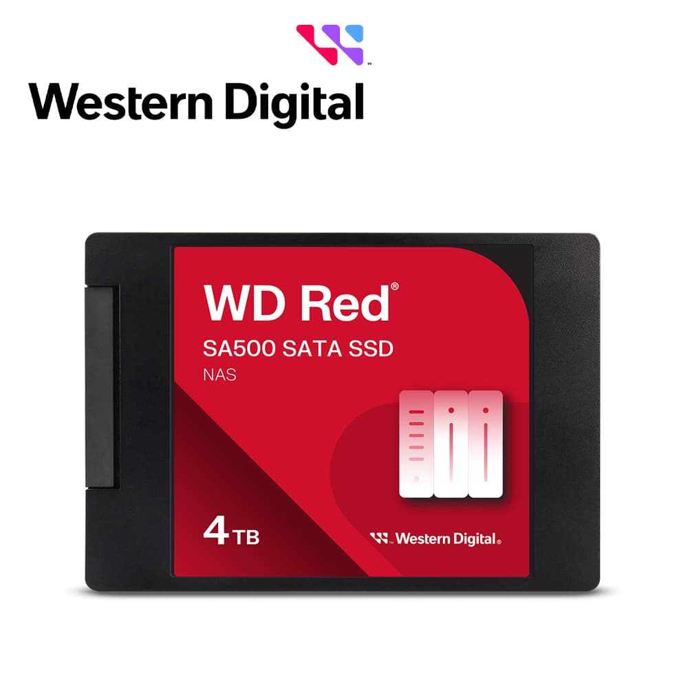 UNIDAD DE ESTADO SOLIDO WESTERN DIGITAL WDS400T2R0A SSD INTERNO WD RED SA500 4TB 2.5 SATA3 6GBS LECT 560MBS ESCRIT 520MBS 7MM ESPECIALIZADO PARA NAS  - Miniatura 2