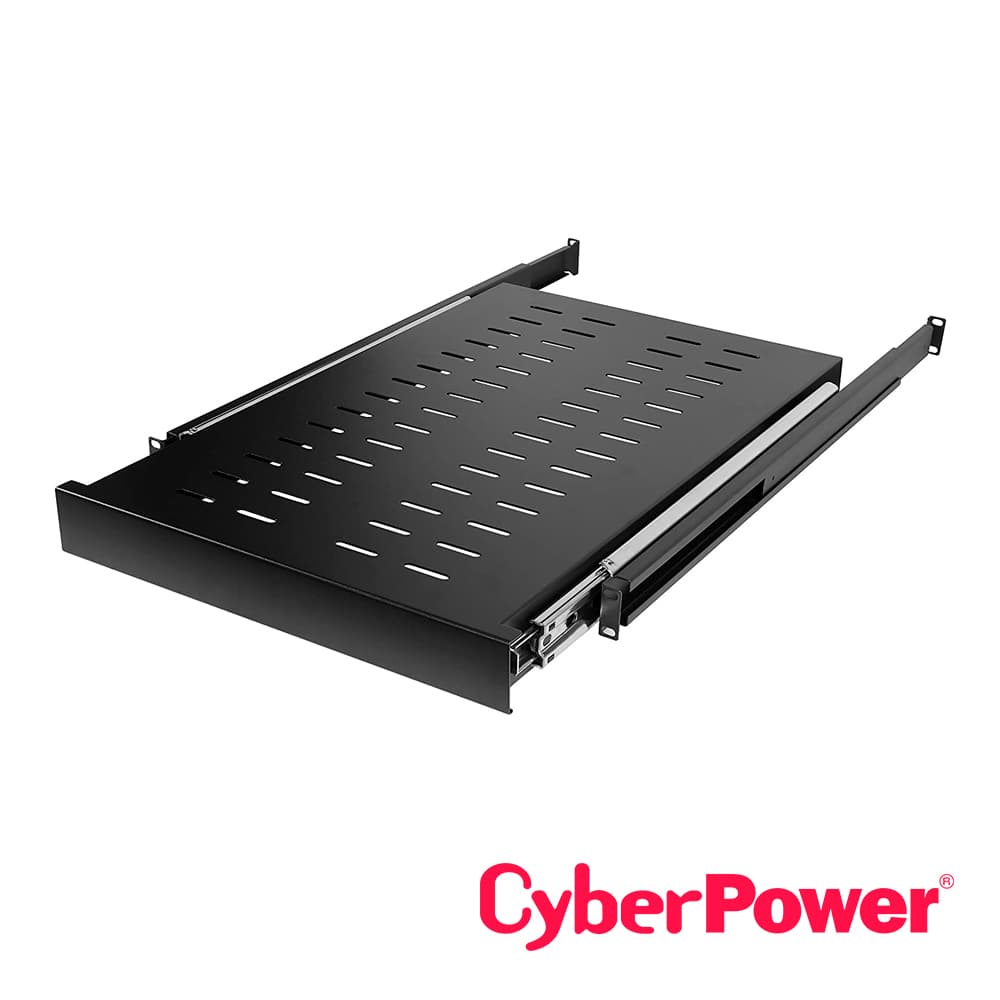 CHAROLA DESLIZABLE DE 19 PULGADASY 1U CYBERPOWER  PROFUNDIDAD DE 650MM (25 PULGADAS), CAPACIDAD DE 60KG (132LB), 5 AÑOS DE GARANTIA - Miniatura 2