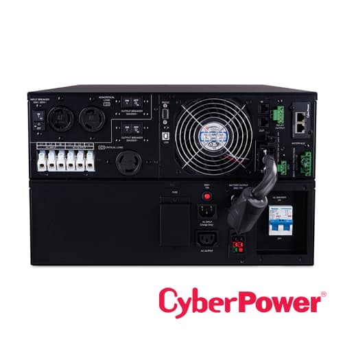 UPS CYBERPOWER OL8KRT 8000VA / 8000W, ONLINE DOBLE CONVERSION, 240 VAC/240 VAC, ONDA SENOIDAL PURA, CONVERTIBLE TORRE/RACK 6U, 3XNEMA L6-30R, 1XHARDWIRE, USB/SERIAL TARJETA SNMP/HTTP - Miniatura 3