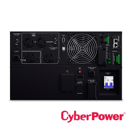 UPS CYBERPOWER OL6KRT 6000VA / 5400W, ONLINE DOBLE CONVERSION , 240 VAC/240 VAC. ONDA SENOIDAL PURA , CONVERTIBLE TORRE/RACK 6U, 2XNEMA L6-20R, 2XNEMA L6-30R, USB/SERIAL/TARJETA SNMP/HTTP  - Miniatura 3